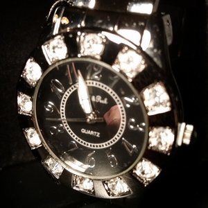 Peck & Peck Rhinestone Ladies Watch